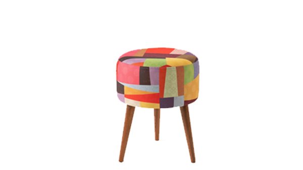 Doqu Home Trio Puf Kırmızı