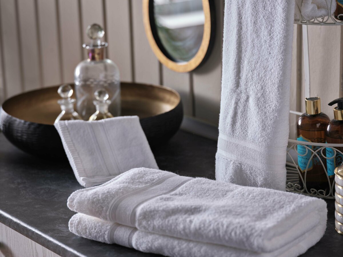 Doqu Home Softline Yüz Havlusu - Beyaz