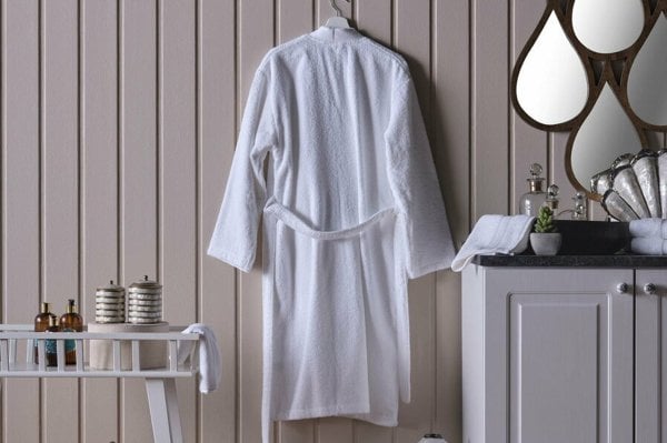 Doqu Home Silverline Bornoz L/XL 110 - Ekru