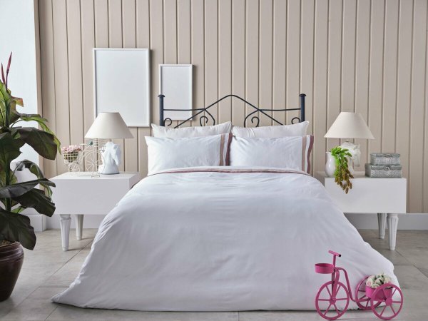 Doqu Home Elit Bordo Çift Kişilik Nevresim Takımı