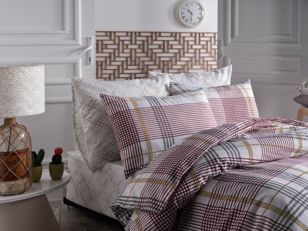 Doqu Home Marvello Tek Kişilik Nevresim Takımı Kırmızı