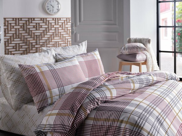 Doqu Home Marvello Tek Kişilik Nevresim Takımı Kırmızı