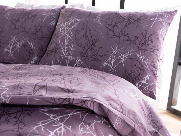 Doqu Home Polycotton Lavande Çift Kişilik Nevresim Takımı - Mor