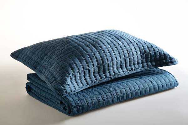 Doqu Home Alvin Çift Kişilik Yatak Örtüsü - İndigo