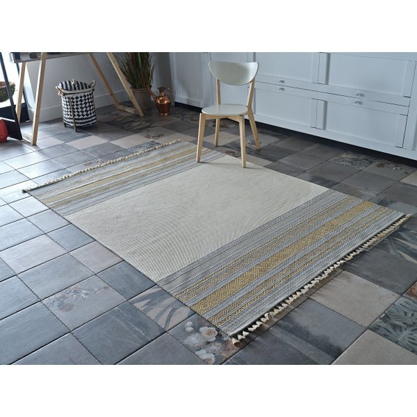 Gümüşsuyu Deco Ibıza Halı 12186 S10 160 X 230 Sarı