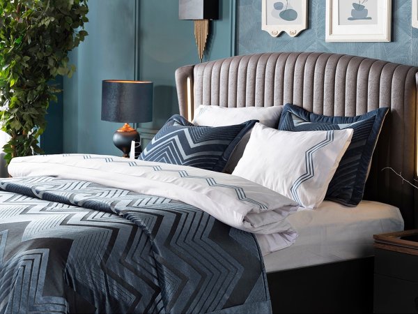 Doqu Home Larıssa Deluxe Ceyız Setı Lacıvert