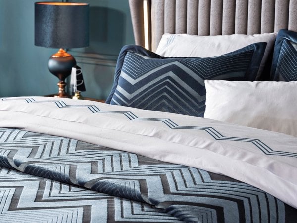 Doqu Home Larıssa Deluxe Ceyız Setı Lacıvert
